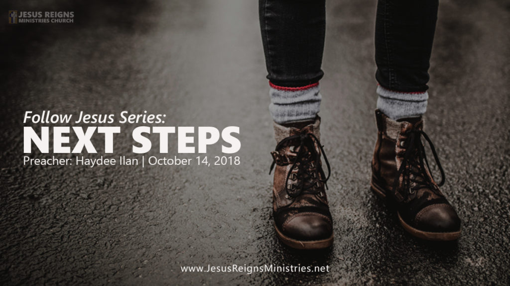 Sermon of the Week: Next Steps