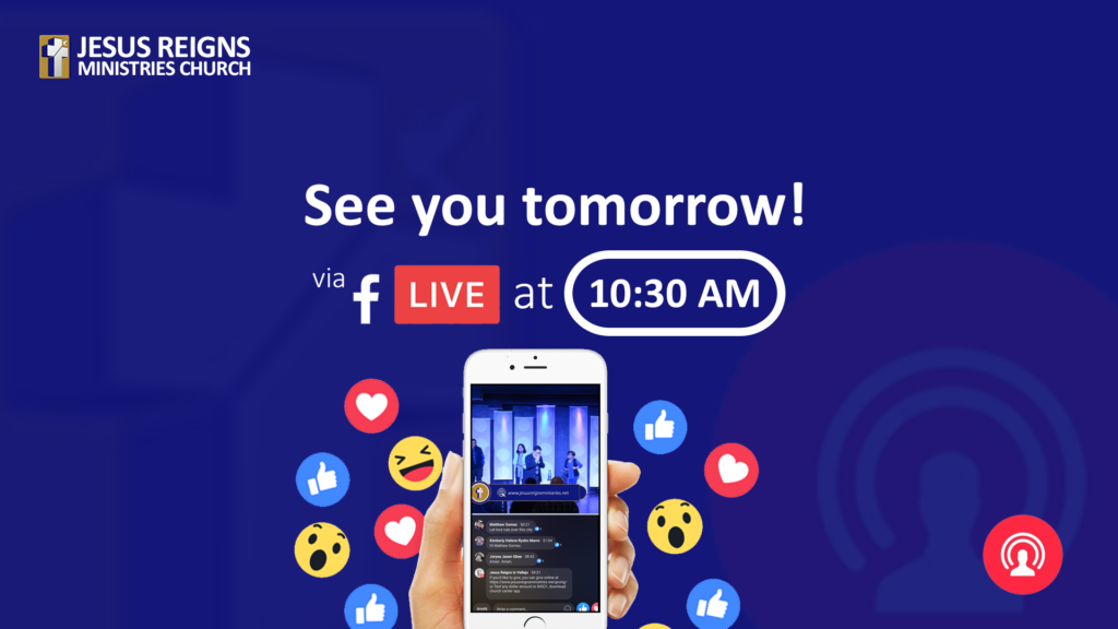 See You at Our Facebook Live!