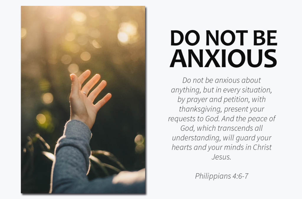 Do Not Be Anxious